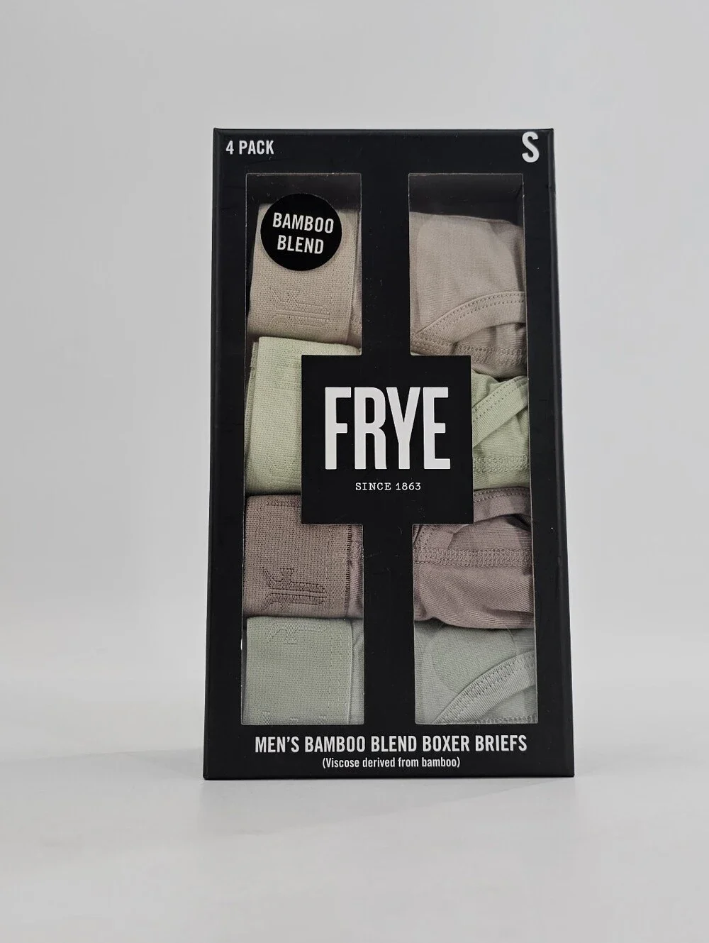 Frye Bamboo Blend Boxer Briefs 4 pack Men's Underwear